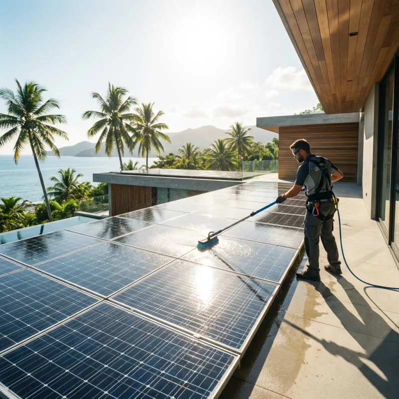 Nettoyage Panneaux Solaires Réunion